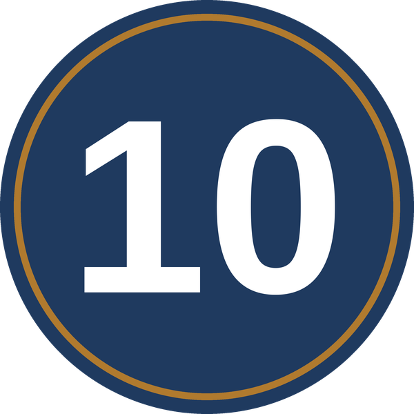 Top 10 Badge